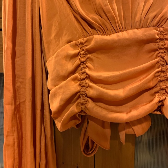 Free people satin tie top - Picture 3 of 8